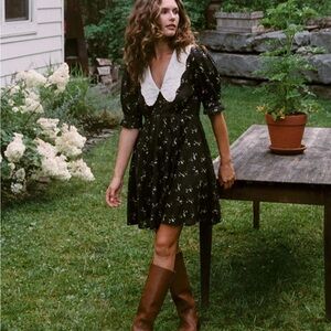 Mischa Dress—Noir Dancing Chamomile